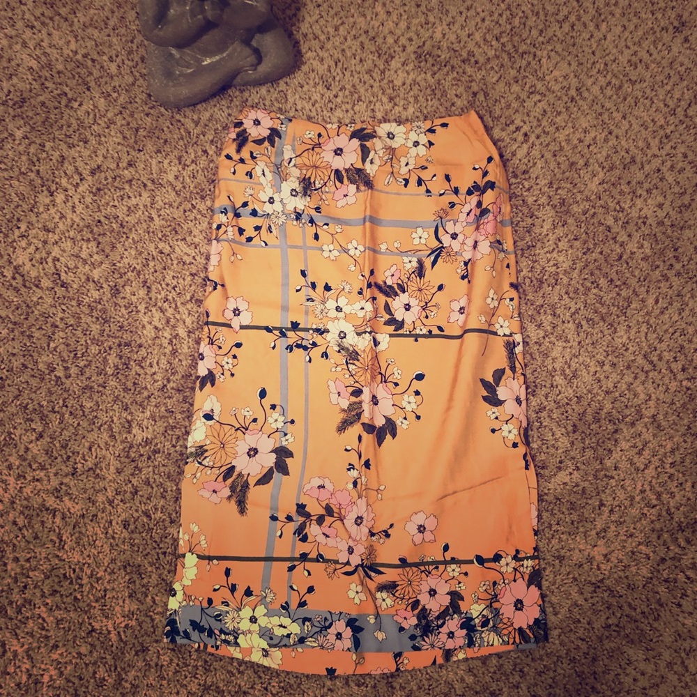 J. Crew Floral Skirt